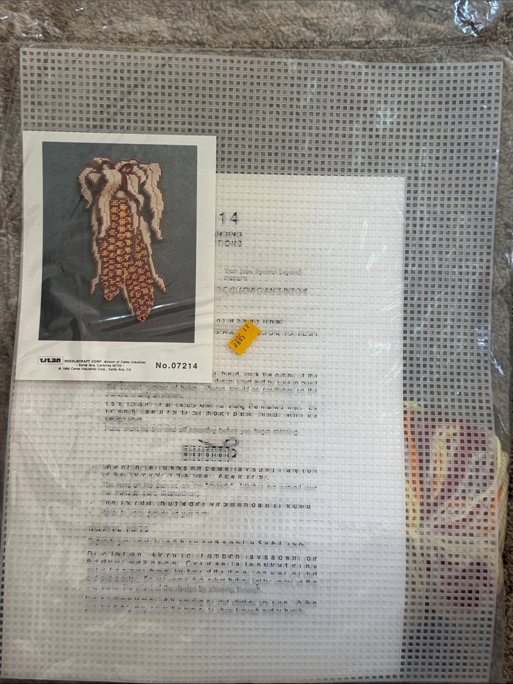 Cornhusk Thanksgiving fall Cross-Stitch kit